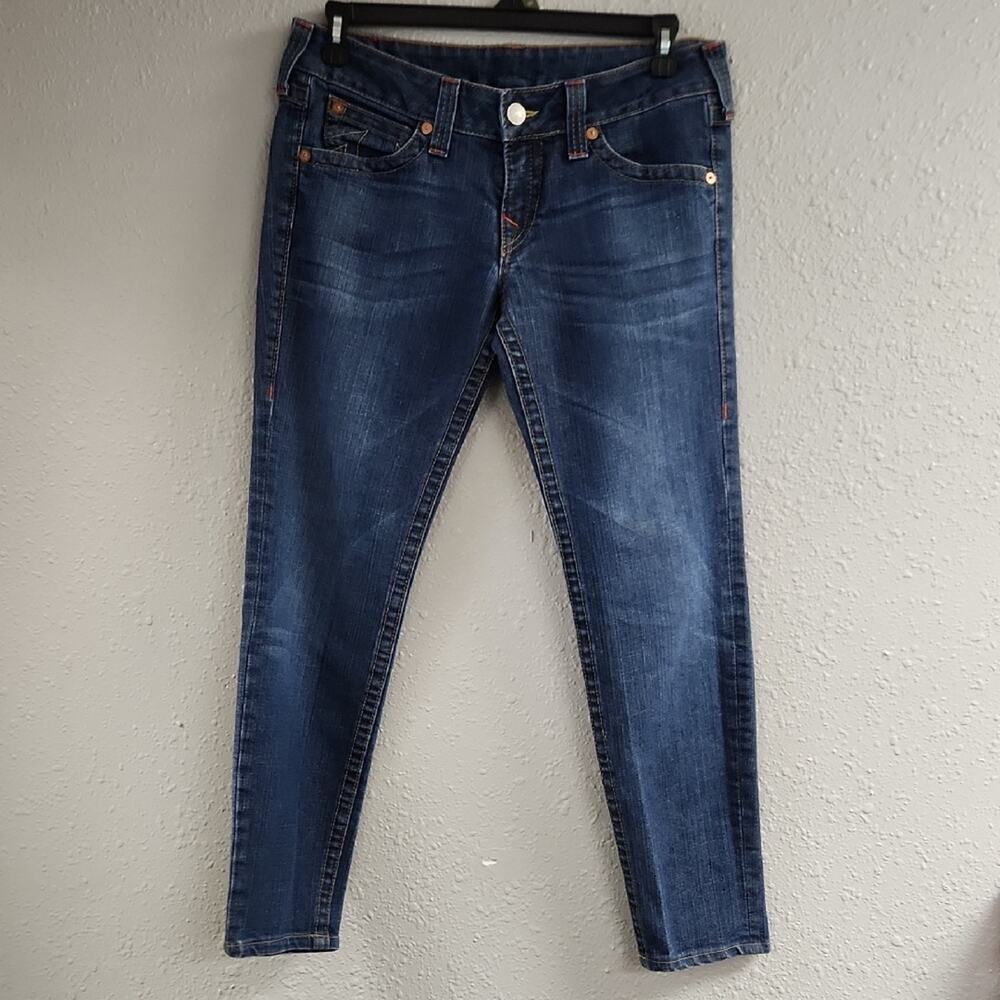 True Religion Dark Blue Skinny Jeans